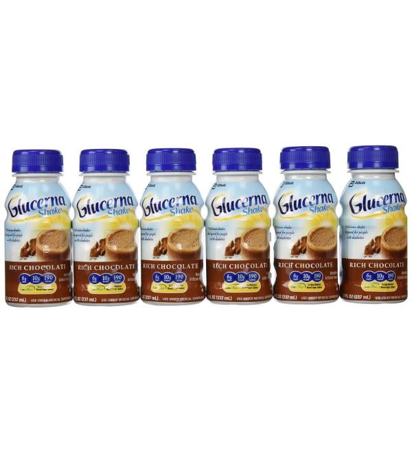 Glucerna Shake Rich Chocolate 24-Count 8oz - Buy Online on GoSupps.com