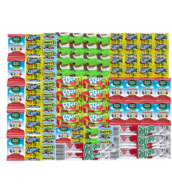 On The Go Fruit Snacks Variety Pack - 56 Count | Convenient Snack Pack for Busy Lifestyles - Buy Online on GoSupps.com