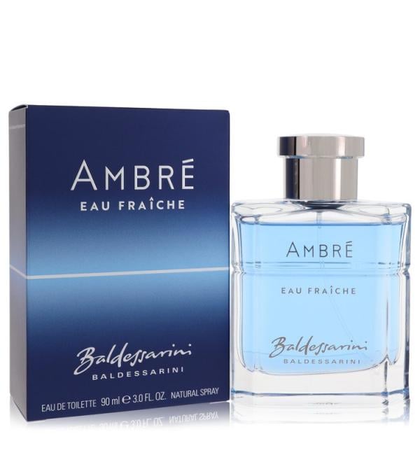 Baldessarini Ambre Eau Fraiche by Hugo Boss Eau De Toilette Spray 3 oz for Men