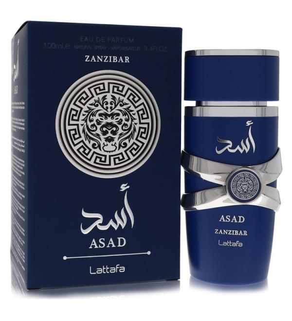 Lattafa Asad Zanzibar by Lattafa Eau De Parfum Spray 3.4 oz for Men