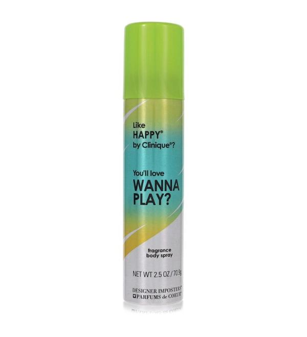 Designer Imposters Wanna Play by Parfums De Coeur Body Spray 2.5 oz for Women