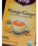 Buy Yogi Tea Organic Mango Ginger - Caffeine Free, 16 Tea Bags (1.12 oz) - Buy Online on GoSupps.com