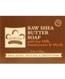 Raw Shea Butter Soap with Frankincense & Myrrh - Nubian Heritage | Natural Moisturizing Skincare for Healthy Skin - Buy Online on GoSupps.com