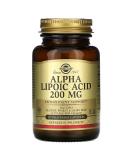 Buy Solgar Alpha Lipoic Acid 200 mg â€“ 50 Vegetarian Capsules for Antioxidant Support - Buy Online on GoSupps.com