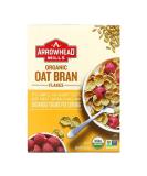 Arrowhead Mills Organic Oat Bran Flakes - 12 oz (340g) - Healthy Breakfast Cereal - Buy Online on GoSupps.com