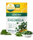 Chlorella Tablets Mega-Pack 1000 Tablets Cracked Cell, Raw, Non-GMO. 100% Pure Chlorella Pyrensoidosa. Green Superfood. High Protein, Chlorophyll & Nucleic acids. No preservatives or fillers - Buy Online on GoSupps.com