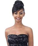 TWISTED BUN BANG (1B Off Black) - Freetress Equal Synthetic Bun with Swoop Side Bang - Buy Online on GoSupps.com