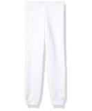 Hanes Girls' ComfortSoft EcoSmart Jogger Pants - Large, White - Buy Online on GoSupps.com