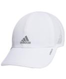 adidas Women's Superlite Relaxed Fit Performance Hat - White/Silver Reflective - One Size - Buy Online on GoSupps.com