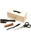 Buy Star Beard Care Set in Wooden Box - Premium Grooming Kit for Men | International Shipping Available - Buy Online on GoSupps.com