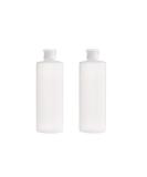2 Pieces Clear Squeezable Plastic Cosmetic Bottles - 400 ml Flip Cap Containers for Toner Lotion Shower Gel & Shampoo - Ideal for Travel & Storage - Buy Online on GoSupps.com