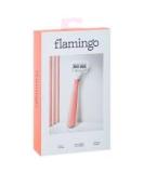 Flamingo 5-Blade German Razors for Women | 1 Razor Handle & 1 Refill | Pomelo & Silver - Shop Now - Buy Online on GoSupps.com