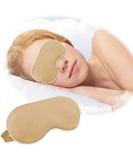 Premium Copper Sleep Mask - Anti-Aging Eye Mask for Dark Circles & Dry Eyes | Super Soft Blackout Design with Elastic Band - Buy Online on GoSupps.com