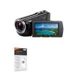 Sony HDR-PJ380 Screen Protector - BoxWave ClearTouch Anti-Glare (2-Pack), Anti-Fingerprint Matte Film - Buy Online on GoSupps.com
