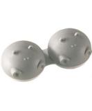Cute Animal Design Contact Lens Container - Blue Elephant Pink Pig Gray Hippopotamus - Q-Case (Gray Hip) for Safe Travel - Buy Online on GoSupps.com