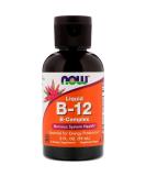 Now Foods Liquid B-12 B-Complex - 2 fl oz (59 ml) | Boost Energy & Metabolism - Buy Online on GoSupps.com