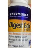 Enzymedica Digest Gold + ATPro | Maximum Strength Enzyme Formula | 90 Capsules | Prevents Bloating and Gas | 14 Key Enzymes | Frustration-Free Packaging - Buy Online on GoSupps.com