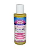 Heritage Store Castor Oil - Palma Christi 4 fl oz | Organic & Cold-Pressed - Buy Online on GoSupps.com