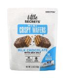 Little Secrets Mini Crispy Wafers Milk Chocolate with Sea Salt 10 Individually Wrapped Minis 3.5 oz (100 g) - Buy Online on GoSupps.com