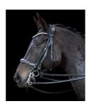 Schockem hle Sports Double Bridle EQUITUS Gamma XWB Black - Premium International Equestrian Gear - Buy Online on GoSupps.com