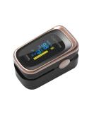 Finger Pulse Oximeter - Blood Oxygen Saturation Monitor for Athletes & Aviation | Respiratory Rate & Sleep Tracking - Rose Gold & White - Buy Online on GoSupps.com