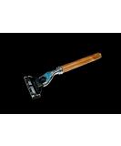 Deluxe Bamboo Handle Razor - Eco-Friendly & Stylish Shaving Solution for All Skin Types - Buy Online on GoSupps.com