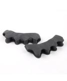 Functional Fitness Toe Separators - Foot Pain Relief for Plantar Fasciitis - Fix Bunions and Correct Toes - Crossfit Toe Spacers in Dark Black-A - Buy Online on GoSupps.com