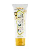Jack n Jill Organic Banana Toothpaste 1.76 oz - Natural Kids Oral Care - Buy Online on GoSupps.com