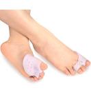 Haofy Hallux Valgus Toe Spreader - Silicone Gel Bunion Corrector for Hammer Toe Relief & Pain Management - 1 Pair - Buy Online on GoSupps.com