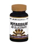 Windmill Potassium Gluconate Tablets - 100 Count - Buy Online on GoSupps.com