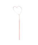 Buy Stainless Steel Eyelash Mirror - Large Eye Makeup & Lash Extension Accessory in Pink | International Shipping Available - Buy Online on GoSupps.com