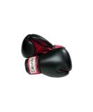 Pro Force Leatherette Boxing Gloves 24 oz - Black with Red Palm for Ultimate Performance - Buy Online on GoSupps.com