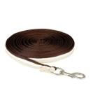 Pfiff 101196 Softlunge lunge lunging line swivel snap hook approx. 8.20 meters beige-white-brown 820 cm beige-white-brown - Buy Online on GoSupps.com