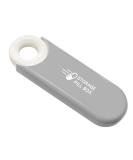 Slim Travel Pill Organizer | Compact Portable Pill Case for Purse or Pocket | Stylish 3 Compartments Vitamin Holder (Grey) - International Shipping Available - Buy Online on GoSupps.com