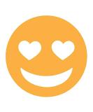 Smiley Heart Eyes 1000ct Premium Tanning Body Sticker | Tanning Tattoos - New Designs - Buy Online on GoSupps.com