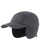 Connectyle Men's Waterproof Fleece-Lined Winter Hat with Earflaps - Dark Grey - Buy Online on GoSupps.com