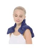 Aroma Season Neck and Shoulder Heat Pad - Microwave Heating Pad for Neck Pain Relief - Navy Blue - Buy Online on GoSupps.com