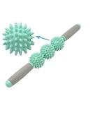 Massage Roller Stick - Spiked Acupressure Therapy for Legs Back Arms & Thighs | Vlfit (3 Balls) - Improve Recovery & Relieve Muscle Tension - Buy Online on GoSupps.com