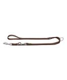 Hunter 64959 Extra Long Adjustable Dog Leash | Durable Nylon 2.5 x 300 cm | Easy Care Brown - Buy Online on GoSupps.com