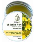 Teliaoils Organic St John's Wort Beeswax Dry Skin Cream 1.76 oz - Nourishing Moisturizer for Dry Skin - Buy Online on GoSupps.com