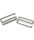 Strap Saver: Get Shorter Straps without Sewing - Perfect for Bras and Bathing Suits Metallic 1 pair - 1" (25.4mm) - Buy Online on GoSupps.com