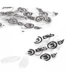 4 pairs (8 pieces) of silicone adhesive nose pads - 4 sizes - height 1.0mm (13mm) - Buy Online on GoSupps.com
