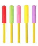 Shop IOSCDH Bei ring Necklace | 5 Silicone Chewing Trailers & Sensory Teething Pendant for Kids & Adults with Anxiety - Buy Online on GoSupps.com