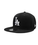 New Era Los Angeles Dodgers Adjustable 9Fifty MLB Straight Brim Baseball Cap 950 One Size Black/White - Buy Online on GoSupps.com