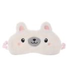 Buy Cute Cartoon Cat Sleeping Eye Mask - Soft Plush Nap Mask for Men & Women | Comfortable Sleep & Snoring Aid - Buy Online on GoSupps.com