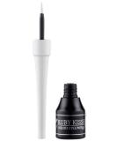 Ruby Kisses Classic Liquid Eyeliner, Smudgeproof Long Lasting Eye Makeup with Felt-Tip Applicator (1 PACK, White) 1 Count (Pack of 1) White - Buy Online on GoSupps.com