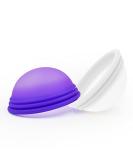 CareCup Reusable Menstrual Disc - Set of 2 Menstrual Cup - Soft Period Disc for Women Designed with Flexible, Medical-Grade Silicone Period Cup (1 Small + 1 Large) 2 Piece Assortment