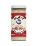 Beaver Brand Extra Hot Horseradish 4 oz Glass Jar - Pack of 3 | Premium Quality - Buy Online on GoSupps.com