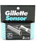 Buy Gillette Sensor Refill Cartridges 3ct - International Shipping Available - Buy Online on GoSupps.com
