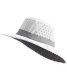 Coolibar UPF 50+ Men's Women's Fore Golf Hat - Sun Protective Large White/Steel Grey - Buy Online on GoSupps.com